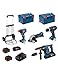 Produktbild BOSCH Kit RSL36184T2 (GBH 36VF-LI Plus + GWS 18-125 V-LI + GSB 18 V-LI + GDX 18V-200 C + 2 x 6,0 Ah 36V + .)