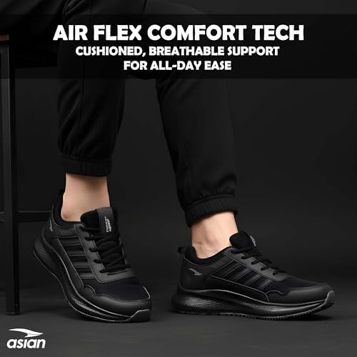 Image of ASIAN Men BOSS-02 Running and Casual Wear Running Shoes with Laces, Lightweight and Comfortable Shoes for Men & Boys, Ideal for Sports, Gym, Walking, and Daily Use