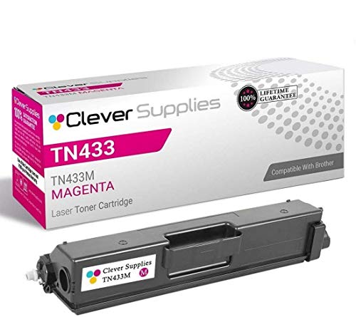 CS Compatible Toner Cartridge Replacement for Brother TN433 TN431 TN-433 TN-431 TN433M/TN431M Magenta for HL-L8260CDW HL-L8360CDW HL-L8360CDWT HL-L9310CDW HL-L9310CDWT HL-L9310CDWTT -  Clever Supplies, CS-TN431/TN433-Magenta