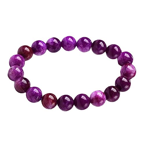 Bracelet en jade violet et perles d'améthyste pour vos séances de yoga