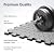Home Gym Mat, Puzzle Exercise Mat, 1of EVA Interlocking Foam Floor Tiles for Home Workout Equipment and Kids' Play Areas - Grey, 24 in x 24 in x ½ in - 32 Tiles (Grey, 32 Pack 128 sq ft)