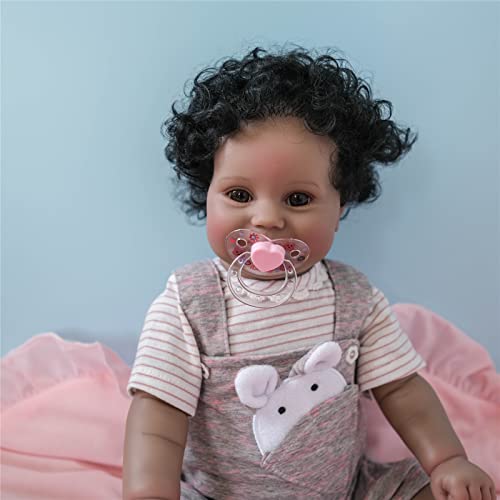 SHHYD Reborn Baby Puppen Mädchen 20 Zoll 50cm Realistisch Weiche Ganzkörper-Silikon Babypuppen Lebensecht Reborn Puppe Mädchen Junge Toddlers Spielzeug Weihnachts Geschenk – Bild 7