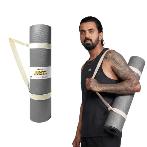Esterilla de yoga Boldfit de 6mm extra gruesa para evitar dolor en rodillas