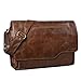 STILORD 'Marvin' Sac Messager pour Homme Cuir Vintage Travail Université Bureau Sac à Bandoulière Sac pour Ordinateur Portable 15,6 Pouces, Couleur:Antique - Marron