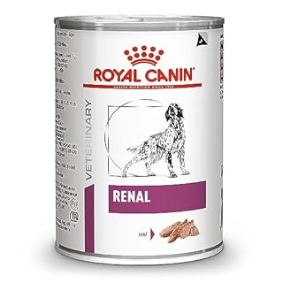Royal Canin Veterinary Renal Mousse | 12 x 410 g | Alimento dietetico completo per cani adulti | Per sostenere la funzione renale nell'insufficienza renale cronica