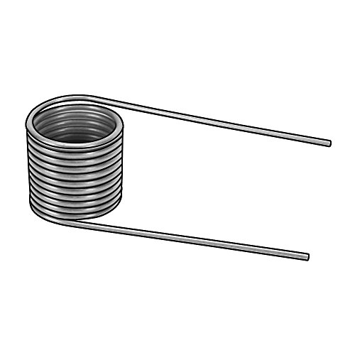 Torsion Spring, 360 Deg, 0.271OD, PK6