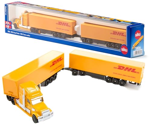 siku 1806 Tren de carretera, Tractor con remolque y semirremolque, 1:87, Metal/Plástico, Multicolor