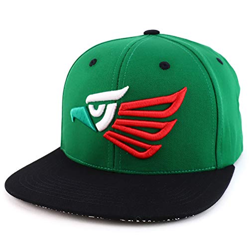 Image of Trendy Apparel Shop Hecho En Mexico Eagle 3D Embroidered Snapback Cap