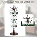 OIRUMIE Wood Coat Rack Stand, Wooden Coat Rack Freestanding with Sturdy Round Base, Vintage Coat Racks with 14 Hooks, Natural Birch Wood Entryway Coat Tree Hanger Stand Easy to Assemble