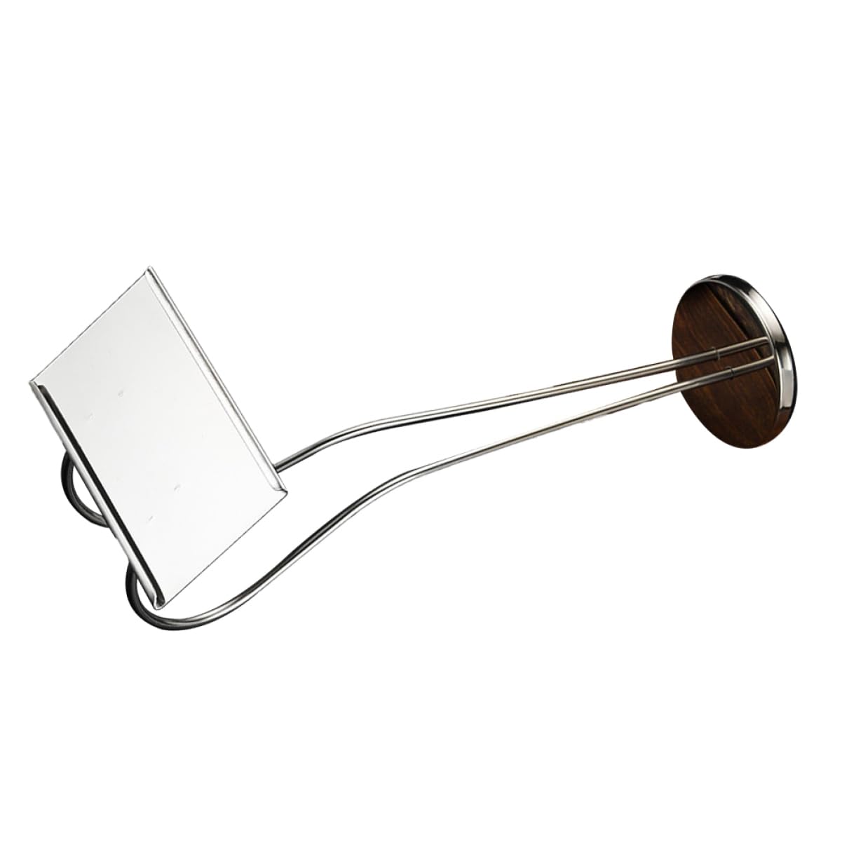 AUTSUPPL Menu Cards Holder Simple Holder for Hotel Restaurant Table Dishes Rack Black