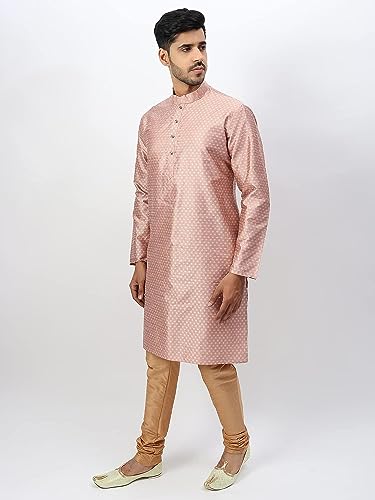 Image of Silk Blend Men's Kurta Pyjama Set /Kurta Pajama for Men
