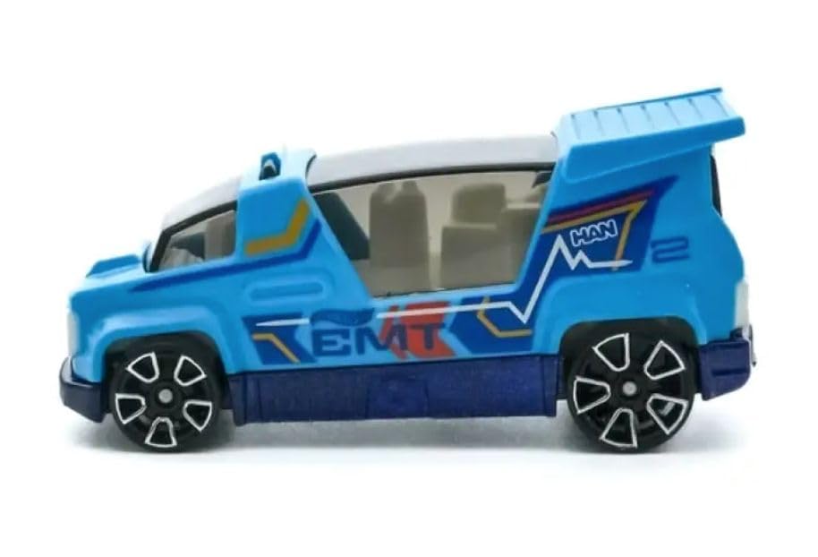 Image of hw Die-Cast 1:64 for Ages 3 and up (Rapid Pulse | First Response | Blue)
