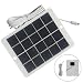 CNANRNANC 6W 5V Solar Panel Charger With 300Cm Cord, Efficient Outdoor Energy Supply For Security Camera, Smartphone And Garden For Lighting System(Type-C)