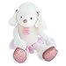 Histoire d’Ours – Peluche chien - Paillettes – 35 cm – Grand modèle – Caniche Roxane - Blanc – Cadeau Enfant- Les petits twist - HO2848