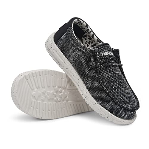 Image of HEYDUDE Boy's Wally Youth Multiple Colors | Boy's Shoes | Boy's Lace Up Loafers | Comfortable & Light-Weight