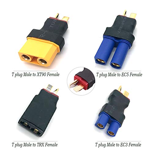 FLY RC 4pcs Adattatore connettore Batteria LiPo