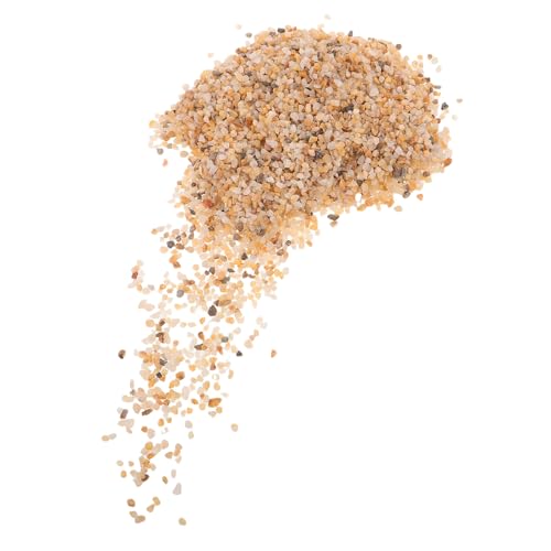 IWOWHERO Gravier Décoratif pour Aquarium Mini Pierres Naturelles pour Bac à Poissons Sable de Fond Polyvalent pour Paysage Aquatique Adapté Eau Douce et Salée