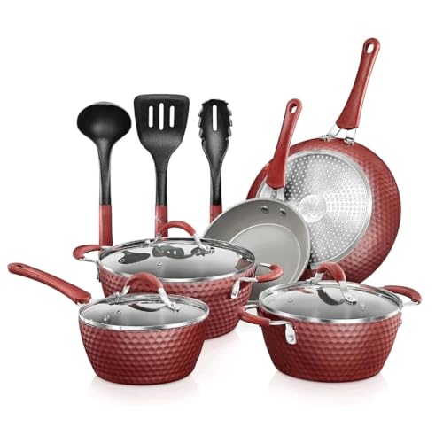 11-Piece Nonstick Kitchen Cookware Set