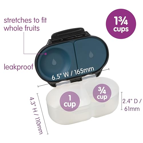 Image of b.box Snack Box, Snack Containers for Kids, Kids Lunch Box, Toddler Snacks
