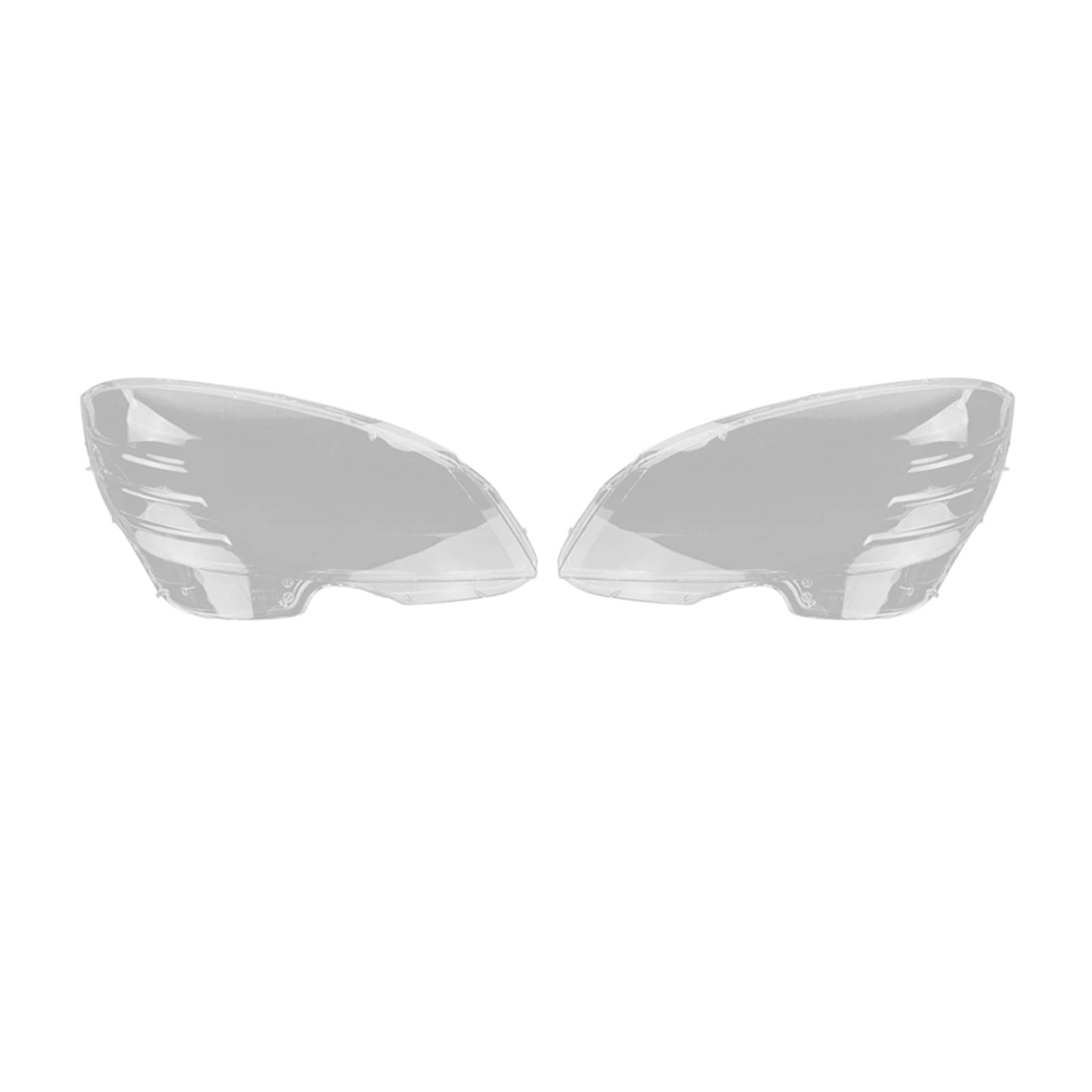 Coques de phares Benz W204 C180 C200 (2008-2010) transparentes droite et gauche en lot de 2