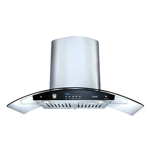 Prestige Stainless Steel Kitchen Hood GKH 900 CM DLX (Silver)