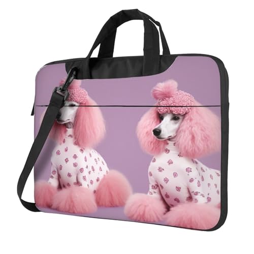 Sac ordinateur caniches roses antichoc : protégez votre PC des rayures au bureau
