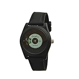  Montre unisexe SMARTY VINYL en silicone noir et vert SW045C09