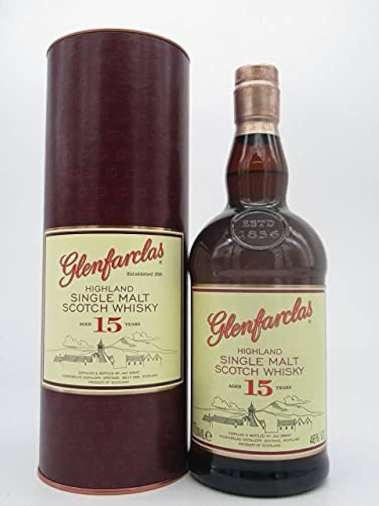グレンファークラス15年　46% 700ml 2本　新品未開栓 Amazon.co.jp: グレンファークラス 15年 46度 700ml 箱付き