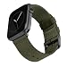 Archer Watch Straps - Premium Nylon Replacement Bands for Apple Watch (Olive, Black, 42/44mm)