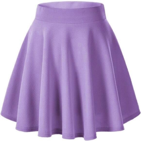 Girl's/Women's Classic & Versatile Stretchy All Time Classy Mini Flared Skater Skirt