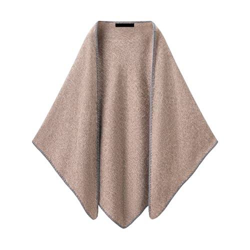 Châle écharpe triangulaire contre les courants d'air cou protégé tricot femme chaud