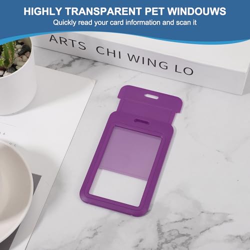 Porte-badge transparent PATIKIL vertical pour protéger vos clés de licence