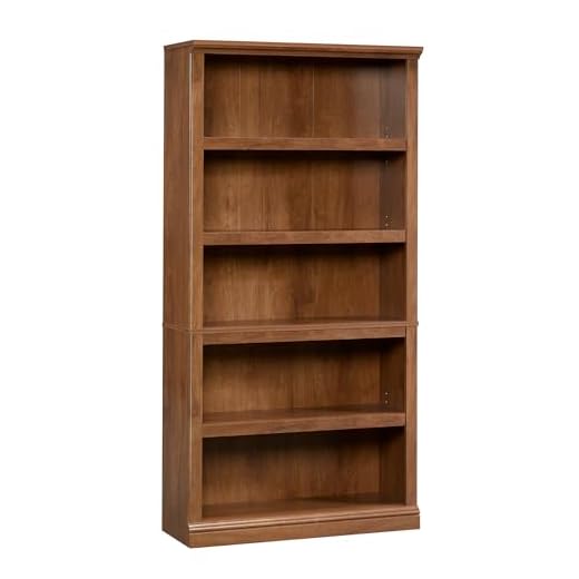 Sauder 5-Shelf Bookcase in Oiled Oak
