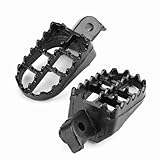 Compatibilité : les repose-pieds en alliage d'aluminium sont spécialement conçus pour s'adapter aux modèles XR50R, CRF50, CRF70, CRF80 et CRF100F. Veuillez utiliser la fonction « Garage » d' ou consulter votre manuel du propriétaire pour vérifier la compatibilité avec votre moto.