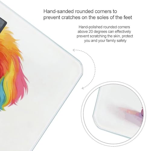 Báscula Digital para Baño Cotton Candy Dog 400lb miniatura 4