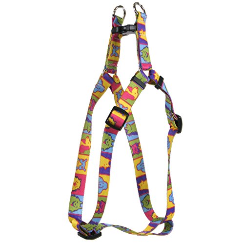 Image of Yellow Dog Design Pop Art Dogs Step-in Dog Harness, Medium-3 /4 Wide and fits Chest of 15 to 25 inch
