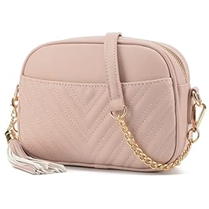 lola mae Quilted Crossbody Bag, Trendy Design Shoulder Purse