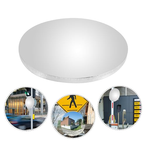Miroir de sécurité convexe à large champ de vision Hemobllo portable 30 cm