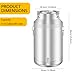 Togarhow 304 Stainless Steel 60 Liter Milk Can Milk Bucket Wine Pail Bucket with Spigot 15.85 Gallon Milk Can Tote Jug with Sealed Lid Heavy Duty for Milk and Wine (60L)