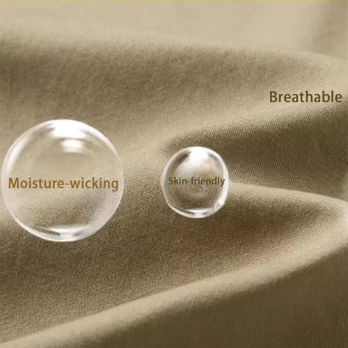 Puliam Easetactic - Flex Fit Zipper-Pocket Durable Pants Men's Stretch Cargo with Elastic Waist, Relaxed Fit for Work Hiking4