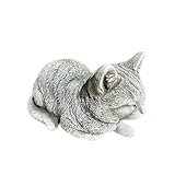OriginalPaul Skulp & Betondesign Steinfigur Katze Mia für Garten und Terrasse aus frostsicherem Steinguss…