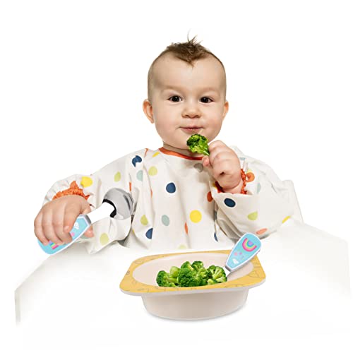 KICHOUSE 1 Conjunto De Utensílios Colher Colher De Aço Inoxidável Comendo Talheres De Treinamento Ga