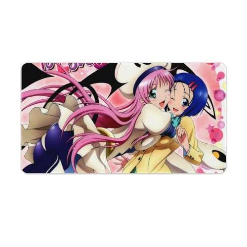 To LOVE�� -�Ƃ�Ԃ� ���ϋv ��^�}�E�X�p�b�h ���o�[�x�[�X�h���ł���Ȃ� �\�ʑϖ��Ր��ɗD��J��Ԃ��g�p�\ �f�X�N������⏝����ی� �ƒ�E�E��E�w�K�X�y�[�X�ɓK�������\�f�X�N�}�b�g 40X75cm