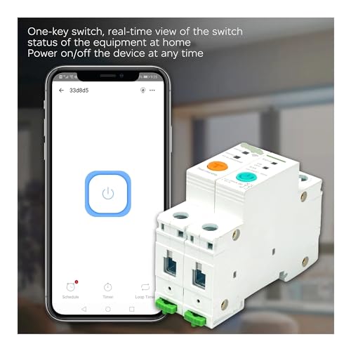 Carril DIN adecuado para interruptor remoto inalámbrico Smart Home 2P 3