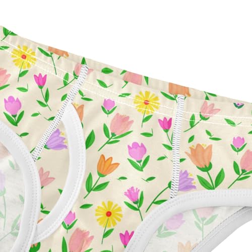 Flowers Floral Yellow Toddler Boy's Underwear 2T 23022234