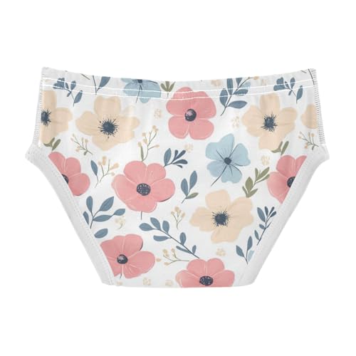 Wusikd Cute Boys' Underwear Cotton Flowers Boys Briefs Soft Toddler Underwear 2T2