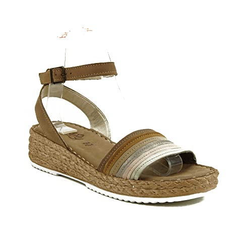 WALK & FLY - Sandalia 48460-TAU para: Mujer Color: Taupe Talla: 39