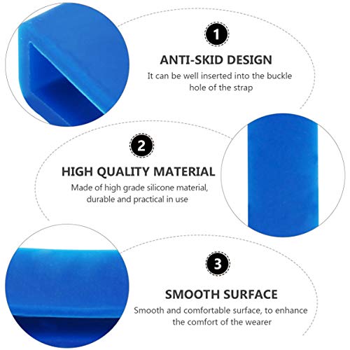 UKCOCO 11Pcs Silicone Watch Loops Watch Pulseira Watch Band Loops Watch Tool Kit with Watch Spring B