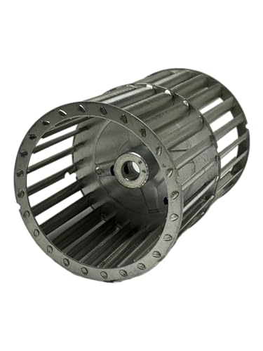 Humidaire Dual Inlet Forward-Curved Blower Wheels (5-3/4 inch Diameter, 6-3/4 inch Width | 1/2 Bore CCW)