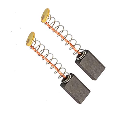 Aexit 2 Pcs Electrical 4mm x 7mm x 11mm Generic Electric Motor Power Tool Part Electric Motors Carbon Brush